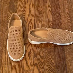Faux Leather Slip-on Sneakers